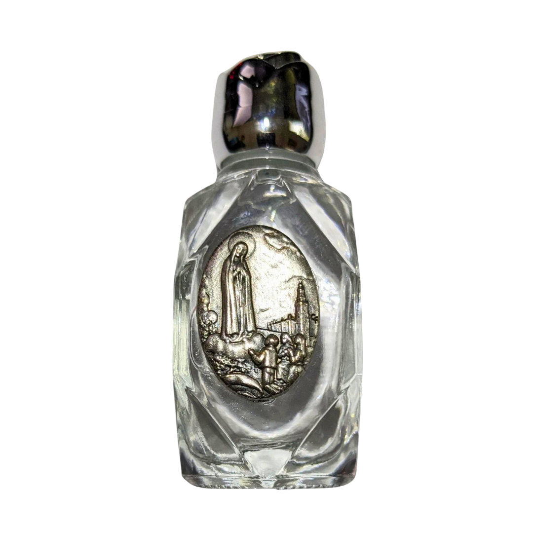 OUR LADY OF FATIMA WATER IN GLASS BOTTLE