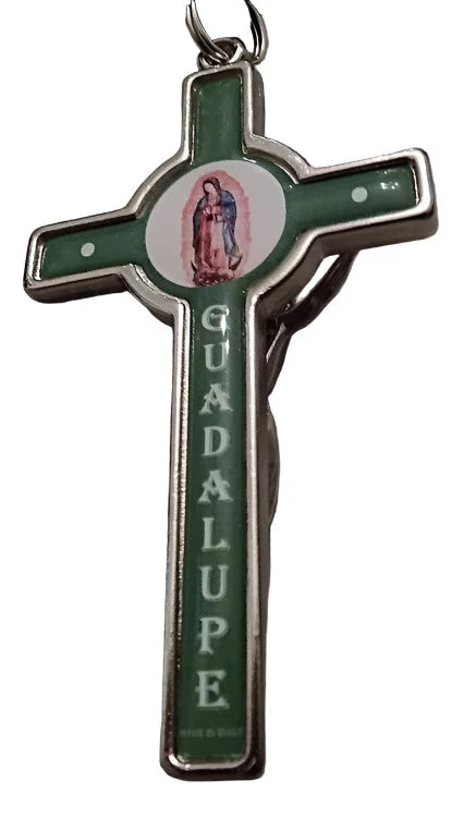 LARGE STRONG CORD ROSARY WITH GUADALUPE SANCTUS THEME