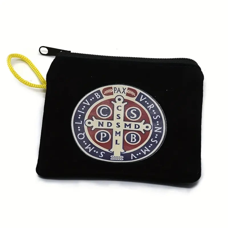 ST BENEDICT ROSARY PURSE