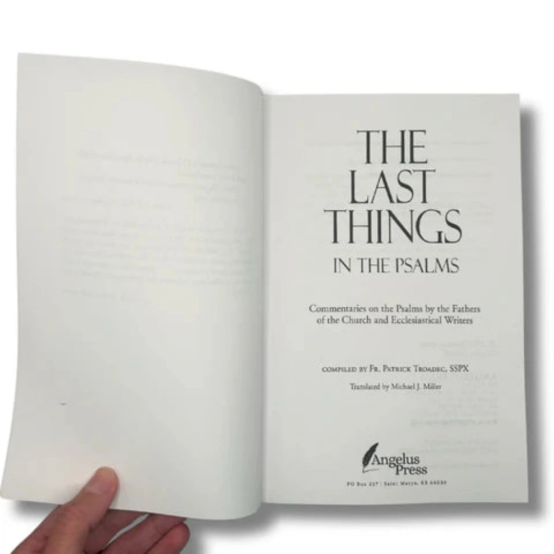 THE LAST THINGS IN THE PSALMS