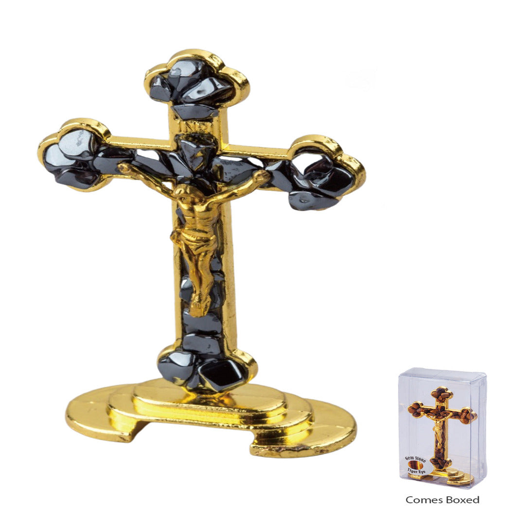 GEMSTONE CRUCIFIX