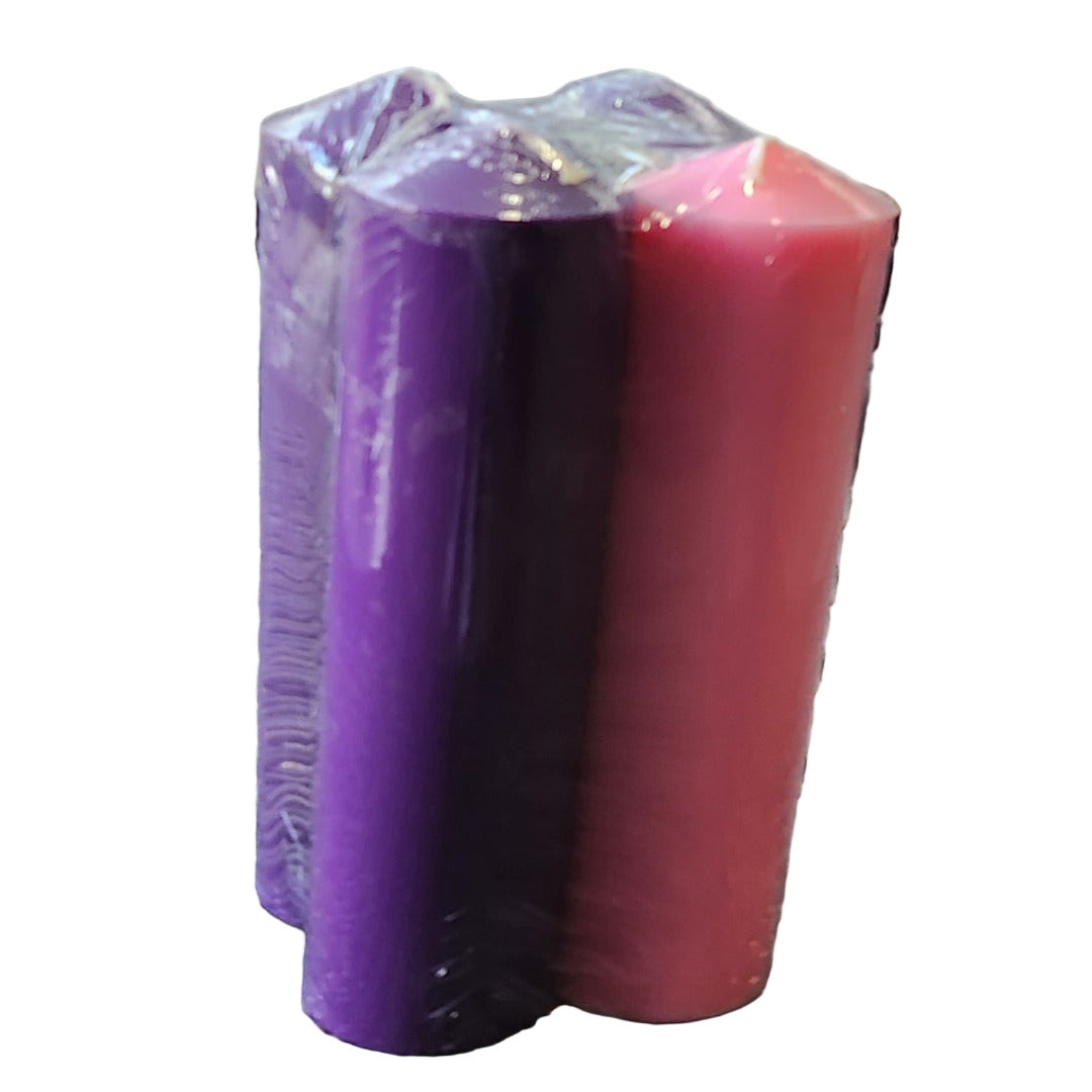 ADVENT TALL PILLAR CANDLES