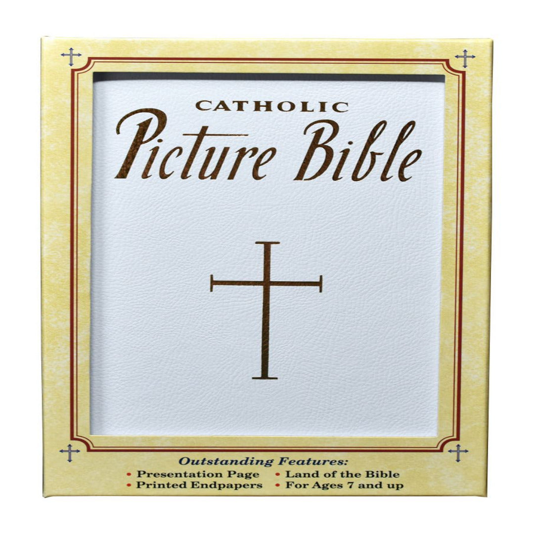 NEW CATHOLIC PICTURE BIBLE (GIFT BOXED WHITE)