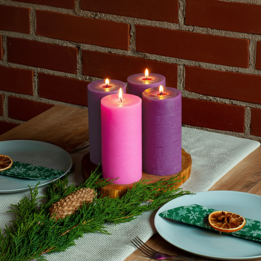 ADVENT PILLAR CANDLES