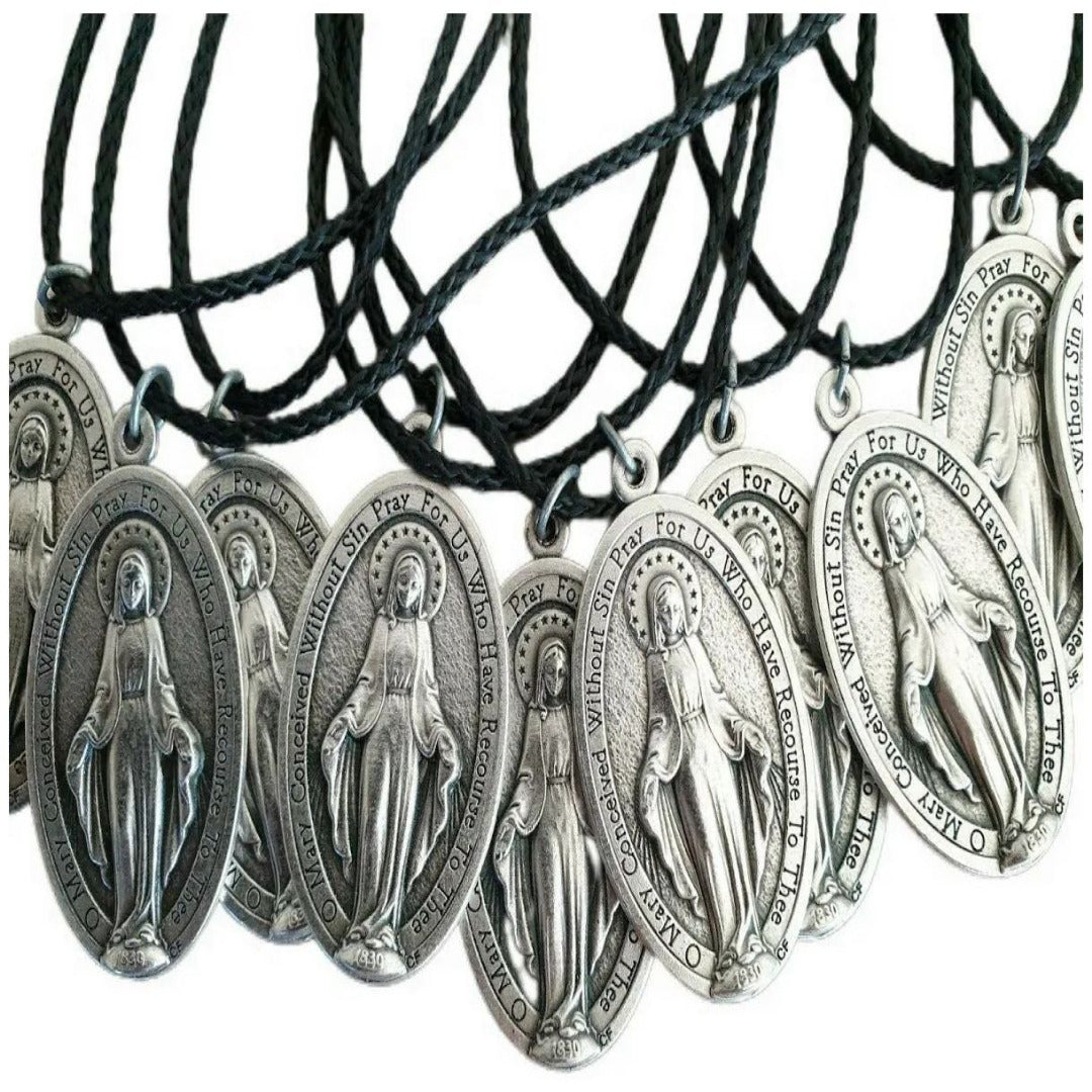 MIRACULOUS MEDALS WITH CORD