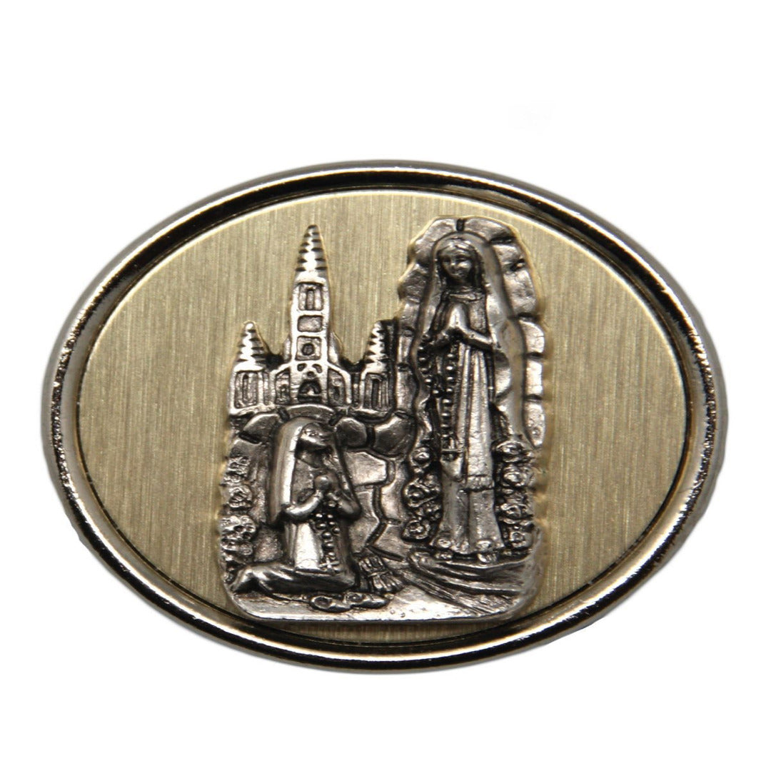 CAR PLAQUE – OUR LADY OF LOURDES