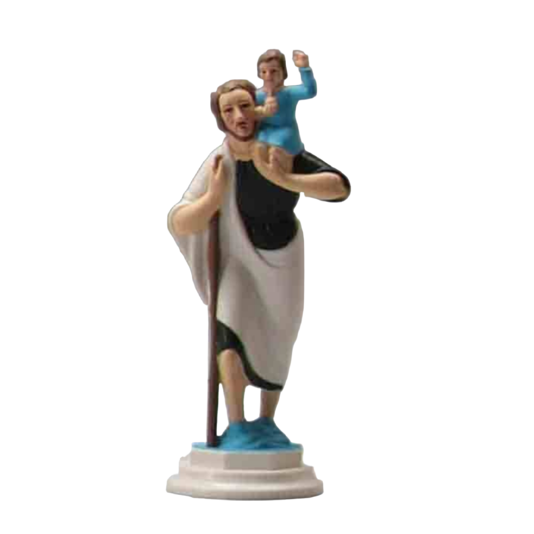 ST CHRISTOPHER MAGNETIC PLASTIC STATUE
