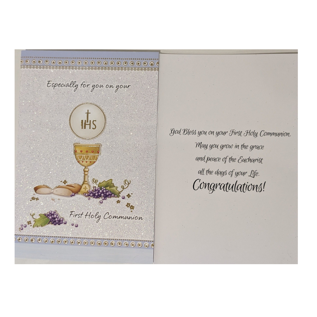 FIRST HOLY COMMUNION CARD