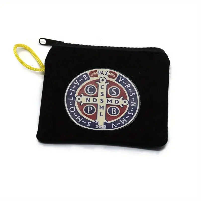 ST BENEDICT ROSARY PURSE