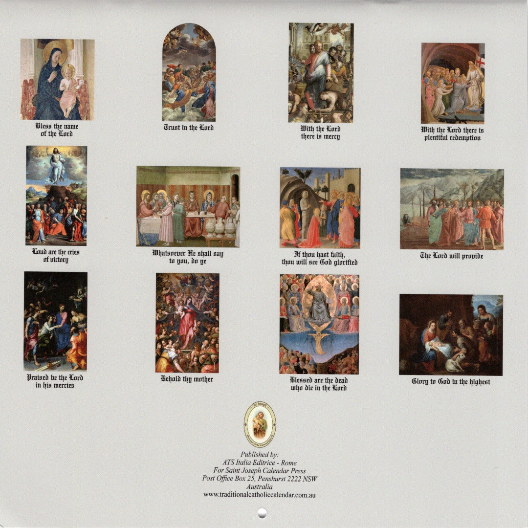 SAINT JOSEPH CATHOLIC CALENDAR 2026