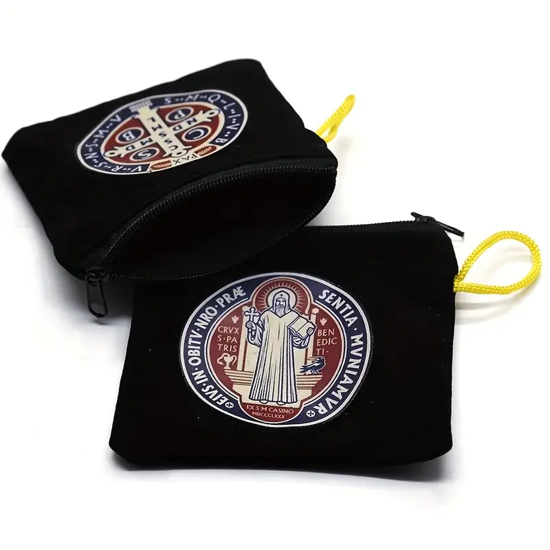 ST BENEDICT ROSARY PURSE