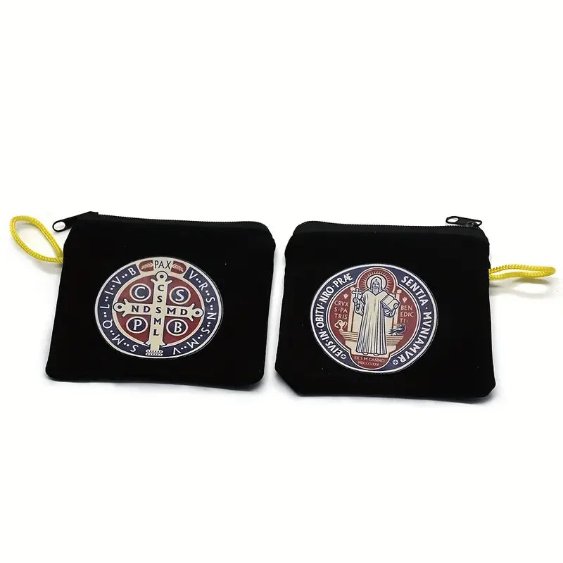 ST BENEDICT ROSARY PURSE