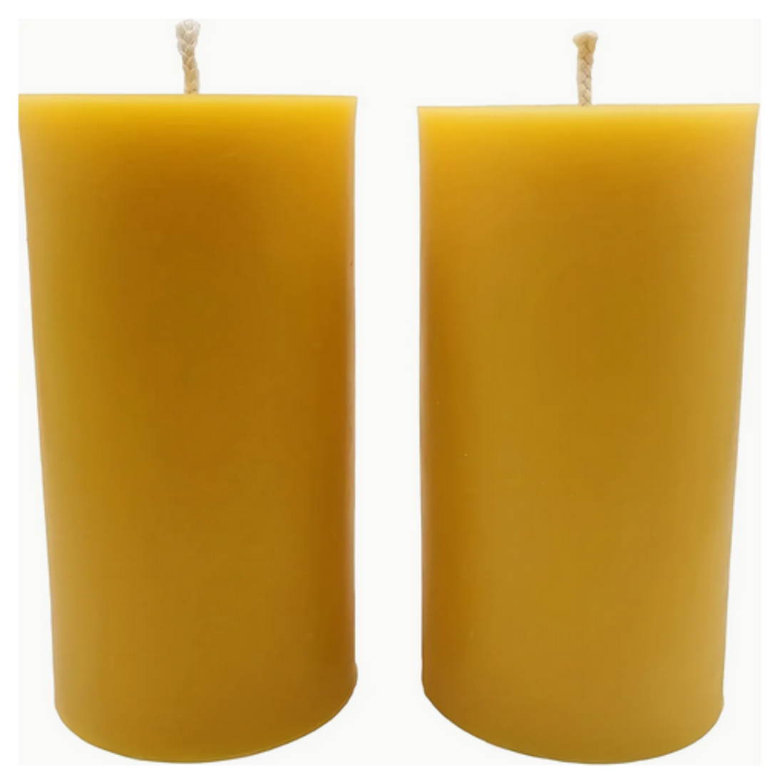 BEESWAX CANDLE 10CM