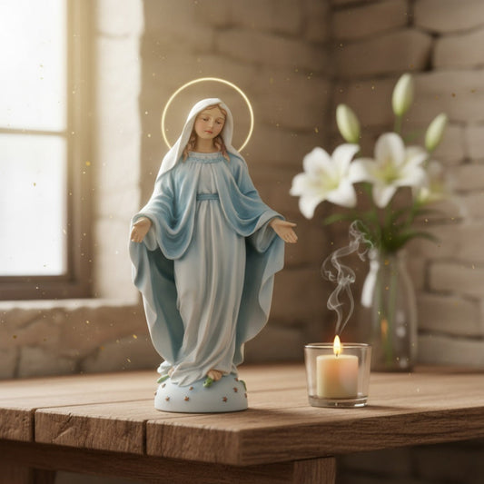 OUR LADY MIRACULOUS STATUE 20.5CM