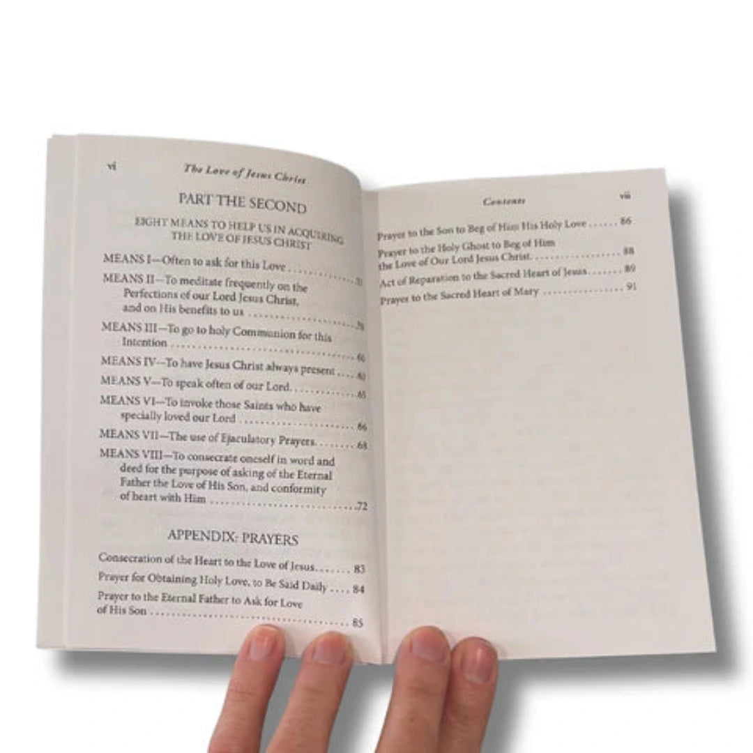 THE LOVE OF OUR LORD JESUS CHRIST