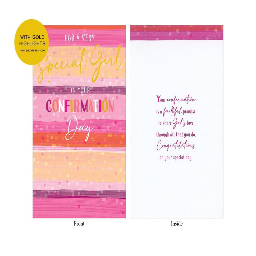 CONFIRMATION CARD - SPECIAL GIRL