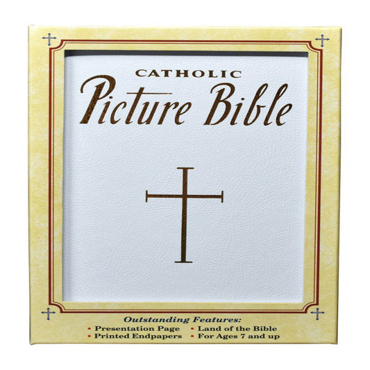 NEW CATHOLIC PICTURE BIBLE (GIFT BOXED WHITE)