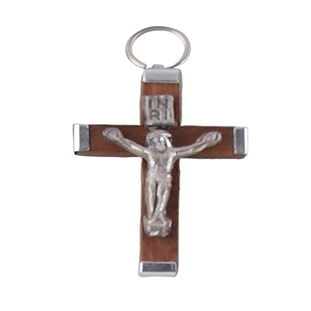 BROWN WOOD CRUCIFIX