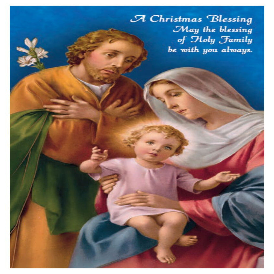 CHRISTMAS BLESSING - CHRISTMAS HOLY CARD