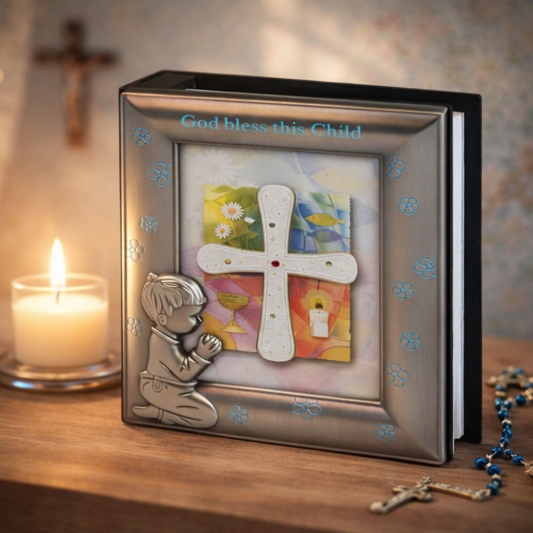 COMMUNION BOY PHOTO ALBUM