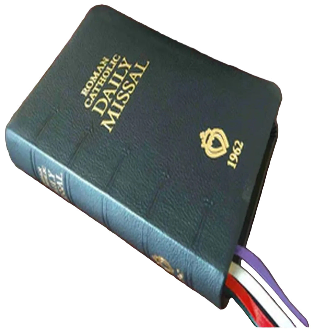 ROMAN CATHOLIC DAILY MISSAL 1962 IN GENUINE LEATHER