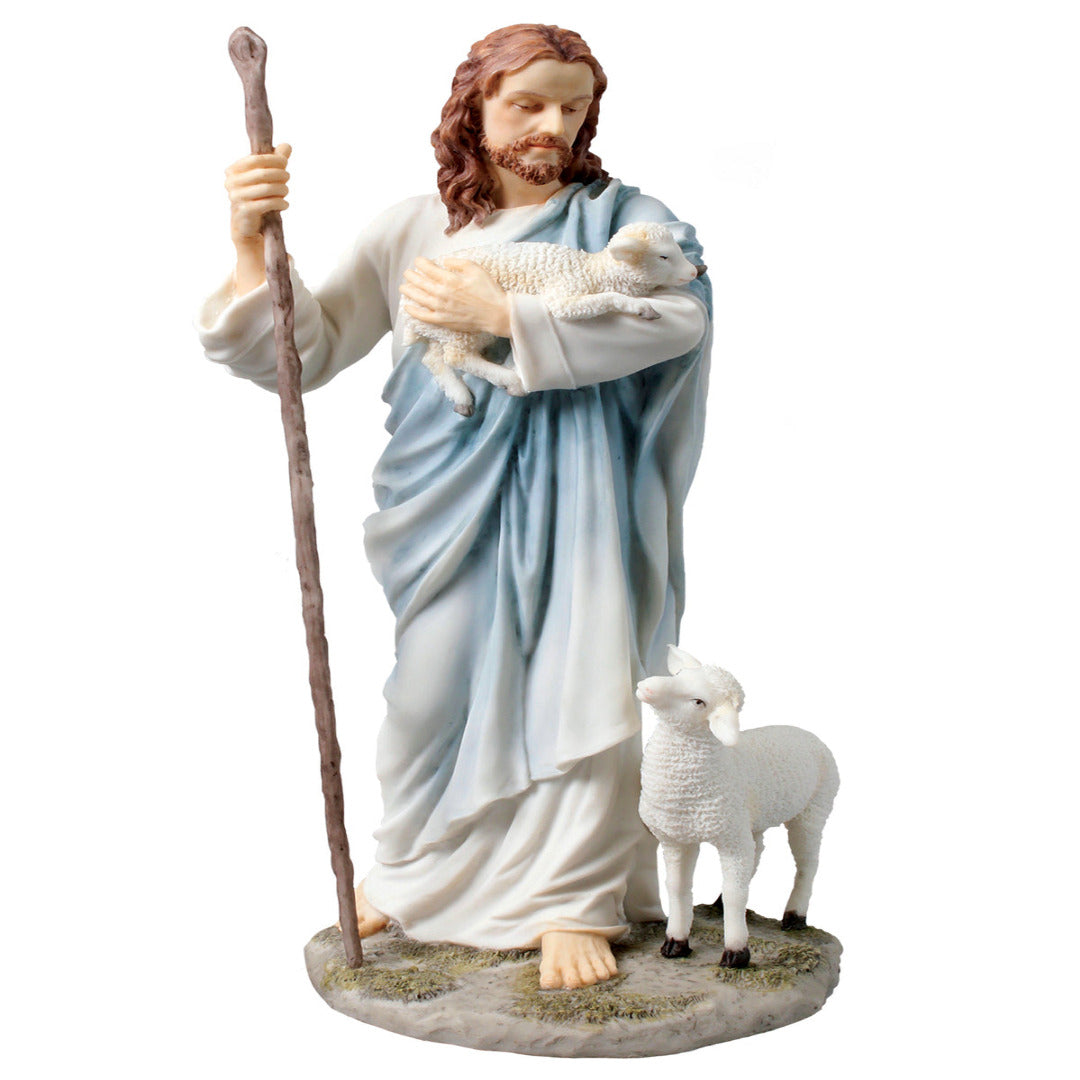 GOOD SHEPHERD STATUE 29CM