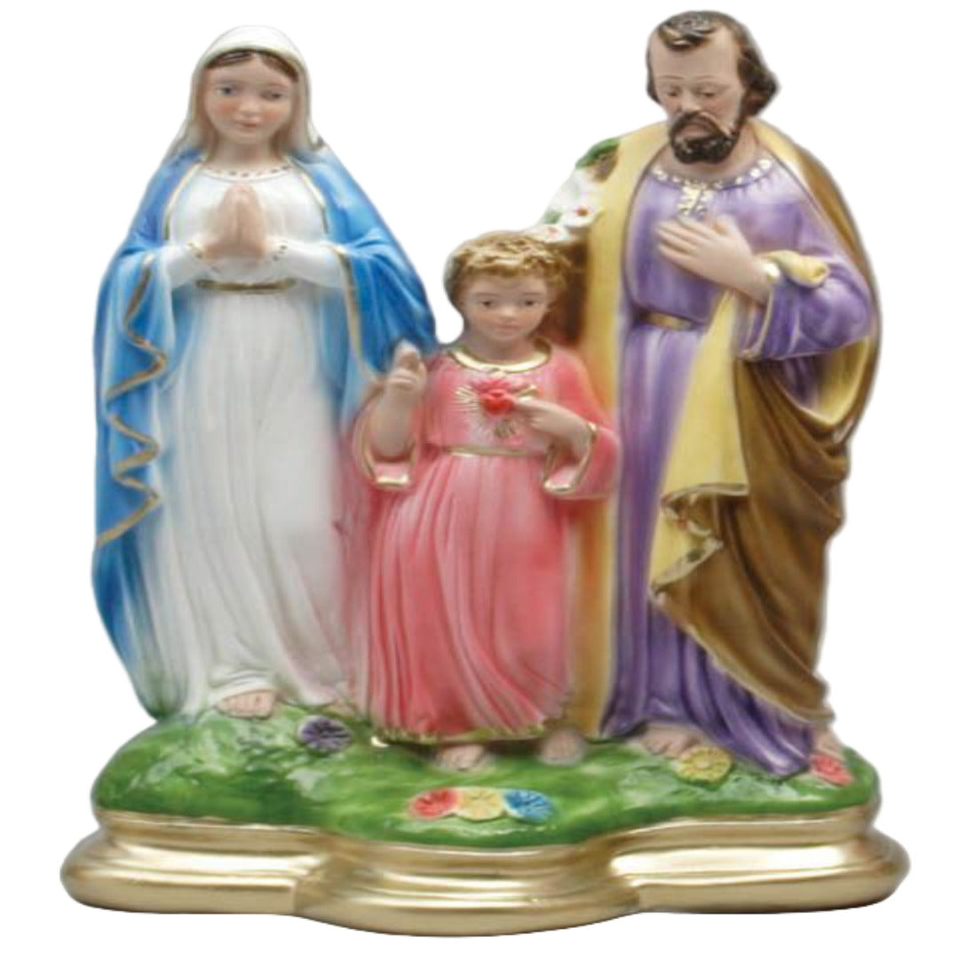 HOLY FAMILY STATUE 30CM