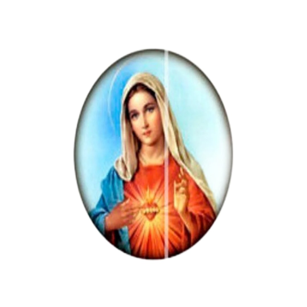 IMMACULATE HEART OF MARY GLASS MAGNET