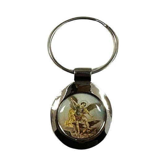 ST MICHAEL THE ARCHANGEL KEY RING