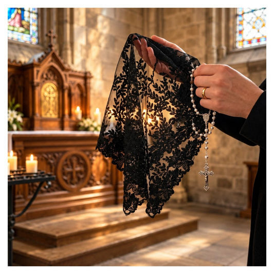 MANTILLA / CHURCH VEIL TRIANGLE 2