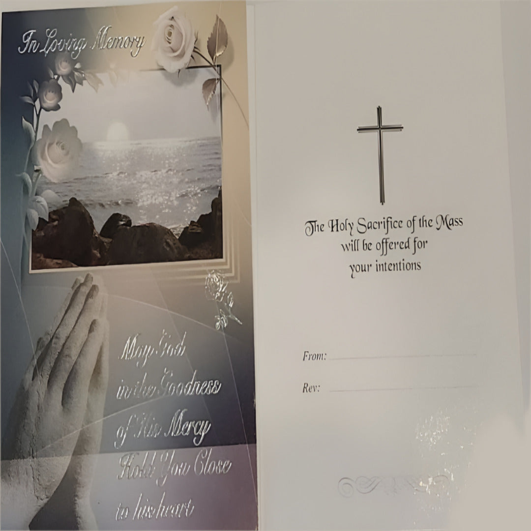 IN LOVING MEMORY - MASS CARD