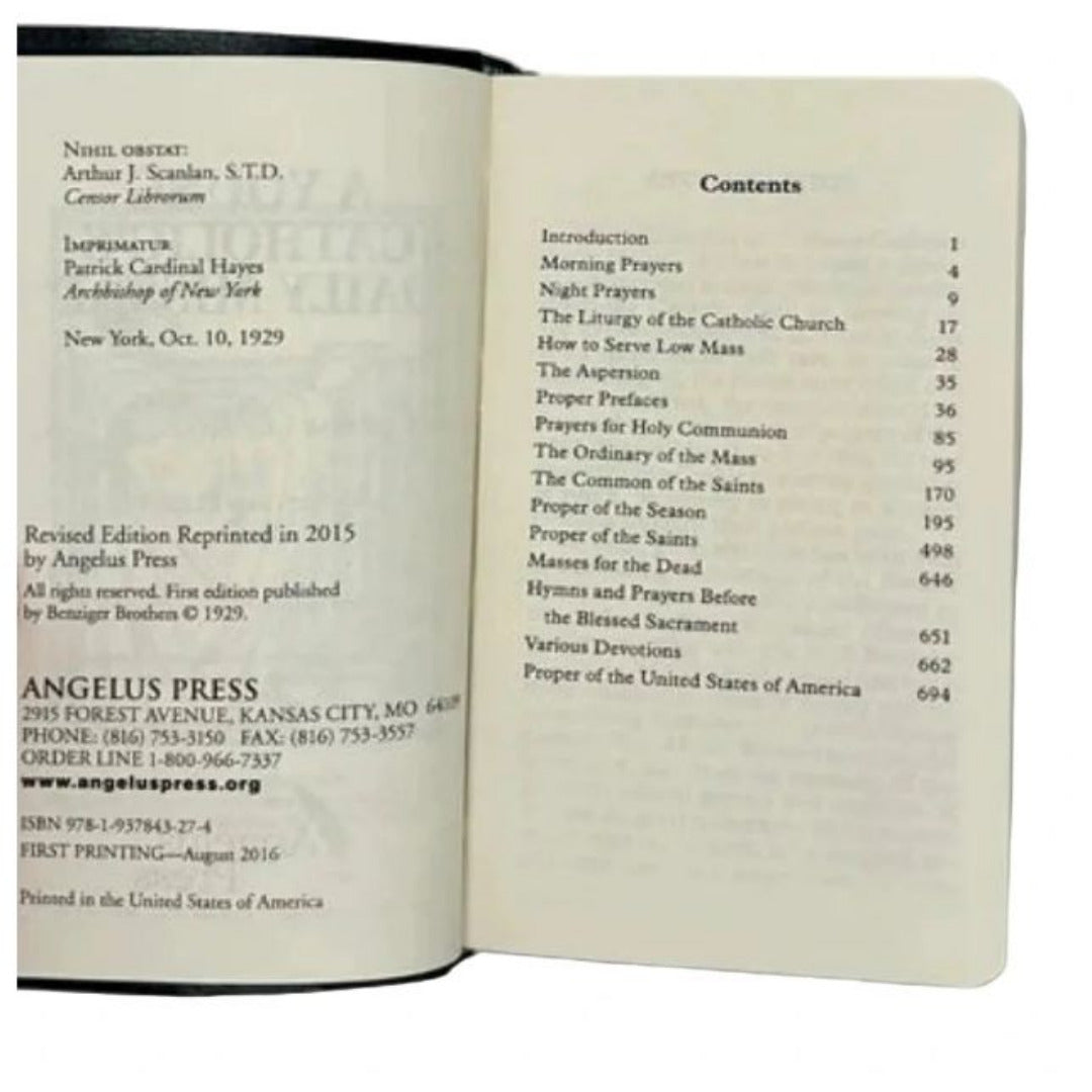 A YOUNG CATHOLIC'S DAILY MISSAL
