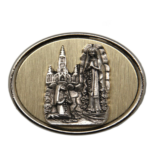 CAR PLAQUE – OUR LADY OF LOURDES