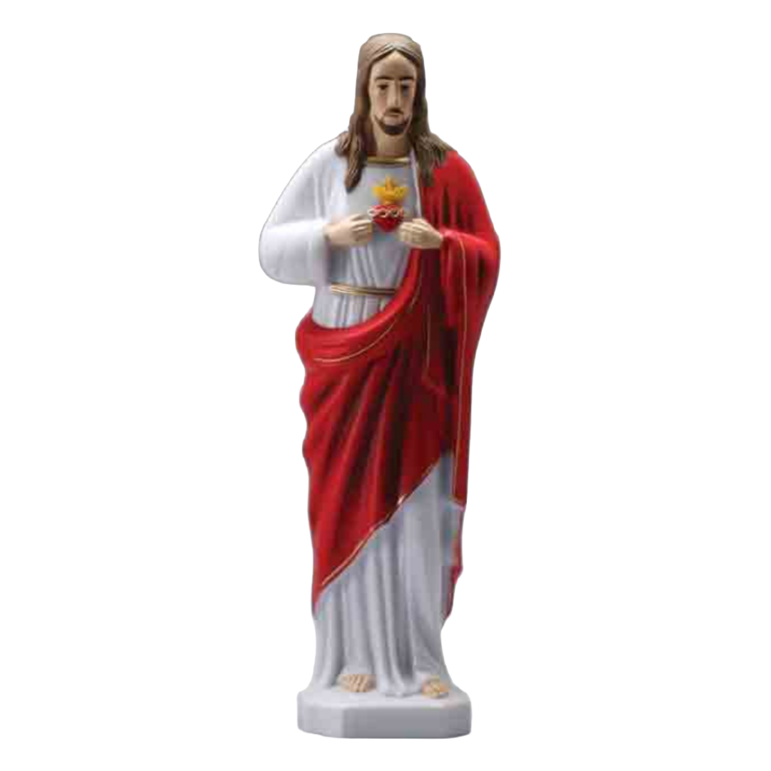 SACRED HEART OF JESUS STATUE PLASTIC