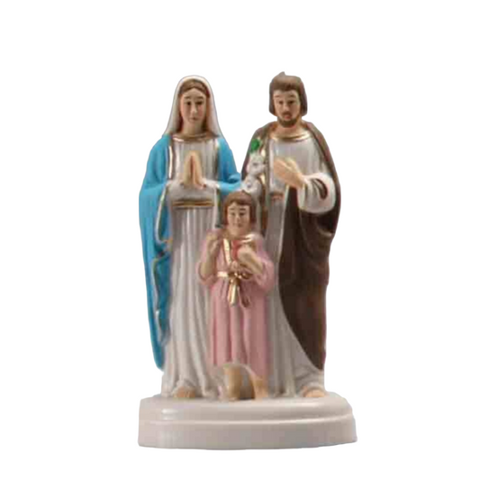 HOLY FAMILY STATUE PLASTIC