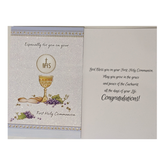 FIRST HOLY COMMUNION CARD
