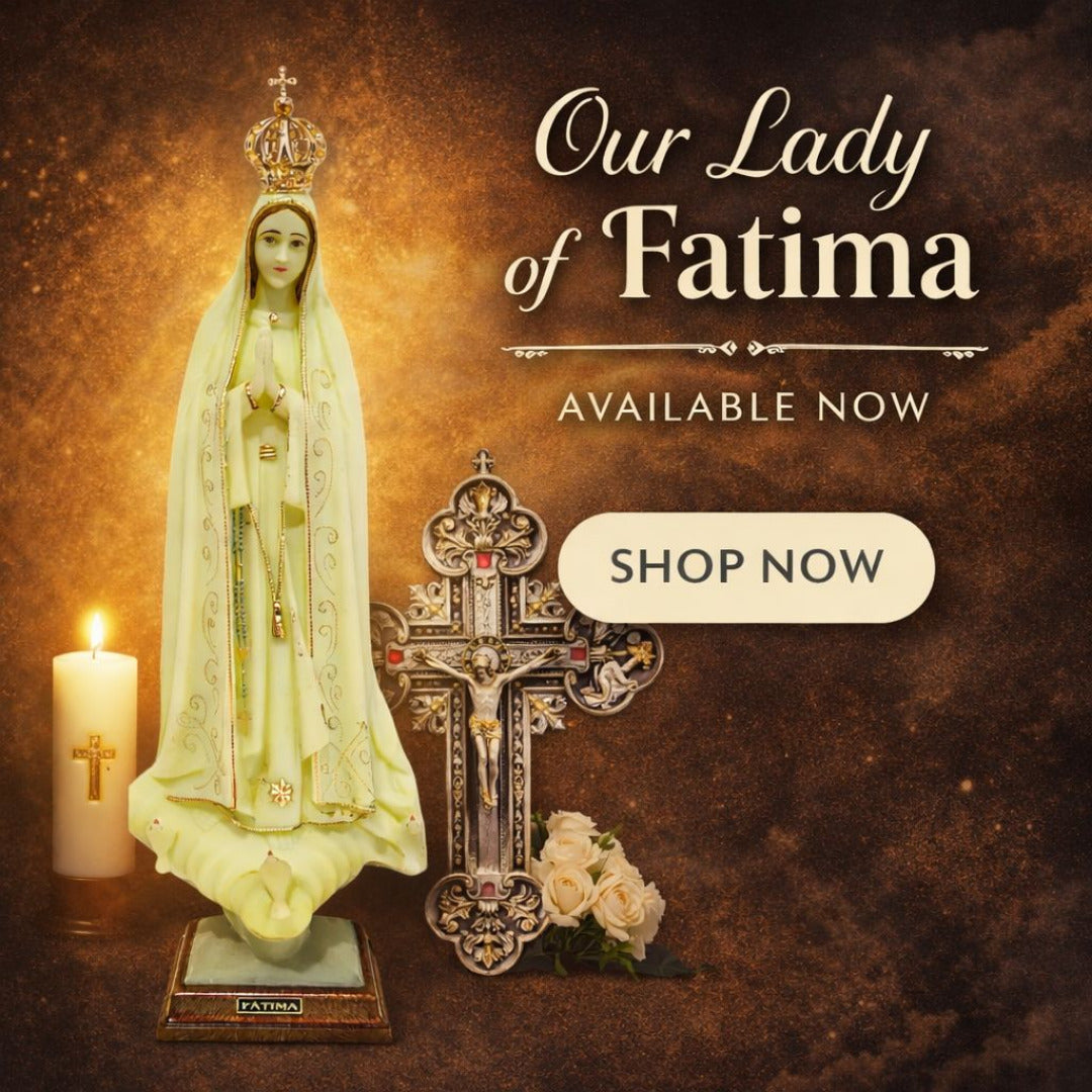 OUR LADY OF FATIMA (30CM) LUMINOUS STATUE