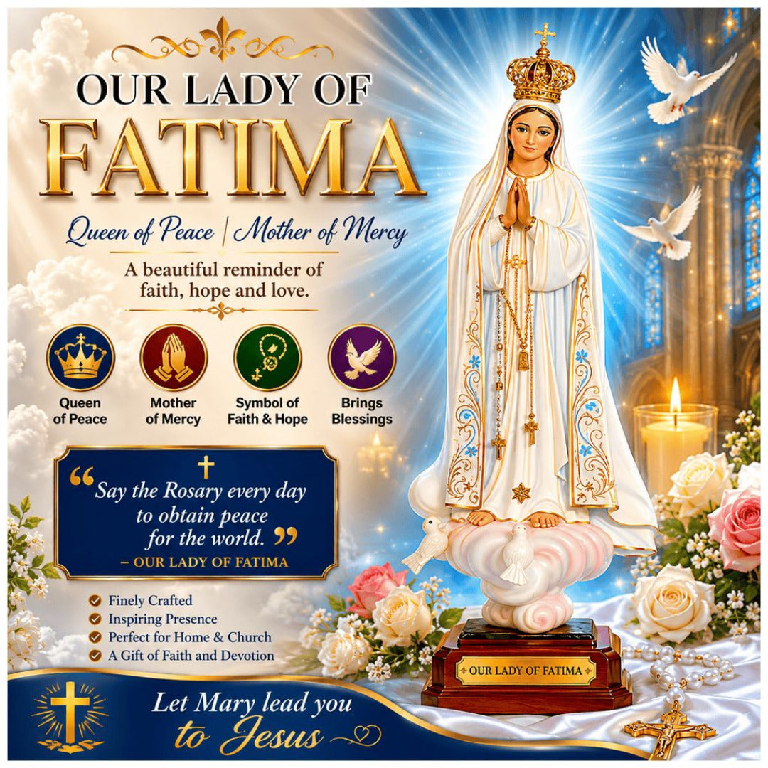 OUR LADY OF FATIMA (30CM) CLASSIC STATUE