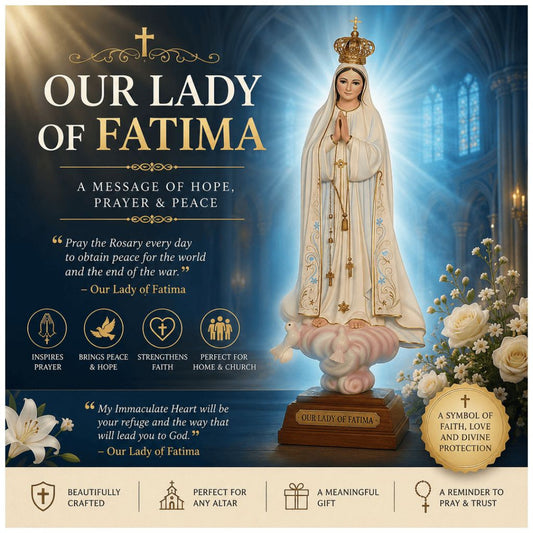 OUR LADY OF FATIMA (55CM) CLASSIC STATUE