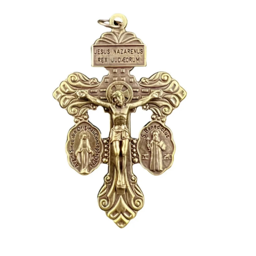 PARDON CRUCIFIX WITH TWO MEDALS