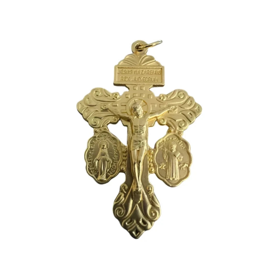 PARDON CRUCIFIX WITH TWO MEDALS