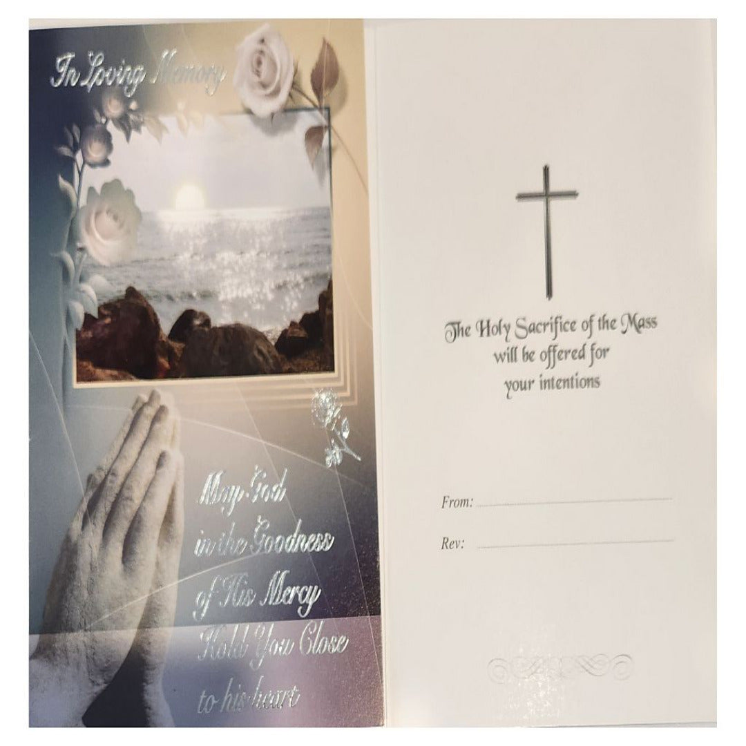 IN LOVING MEMORY - MASS CARD