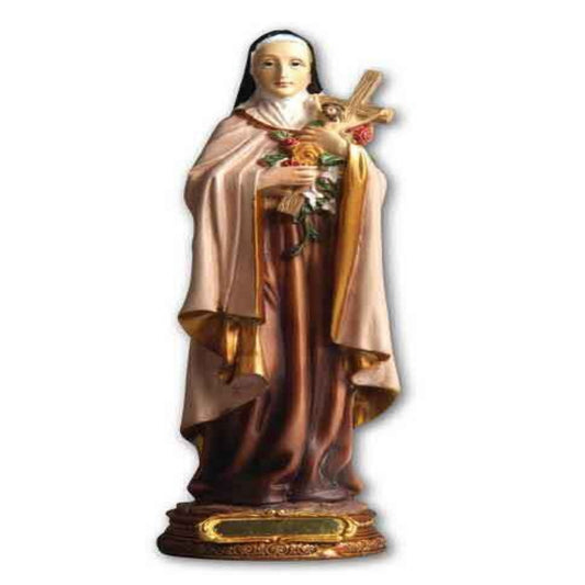 SAINT THERESE OF LISIEUX STATUE RESIN (30CM)