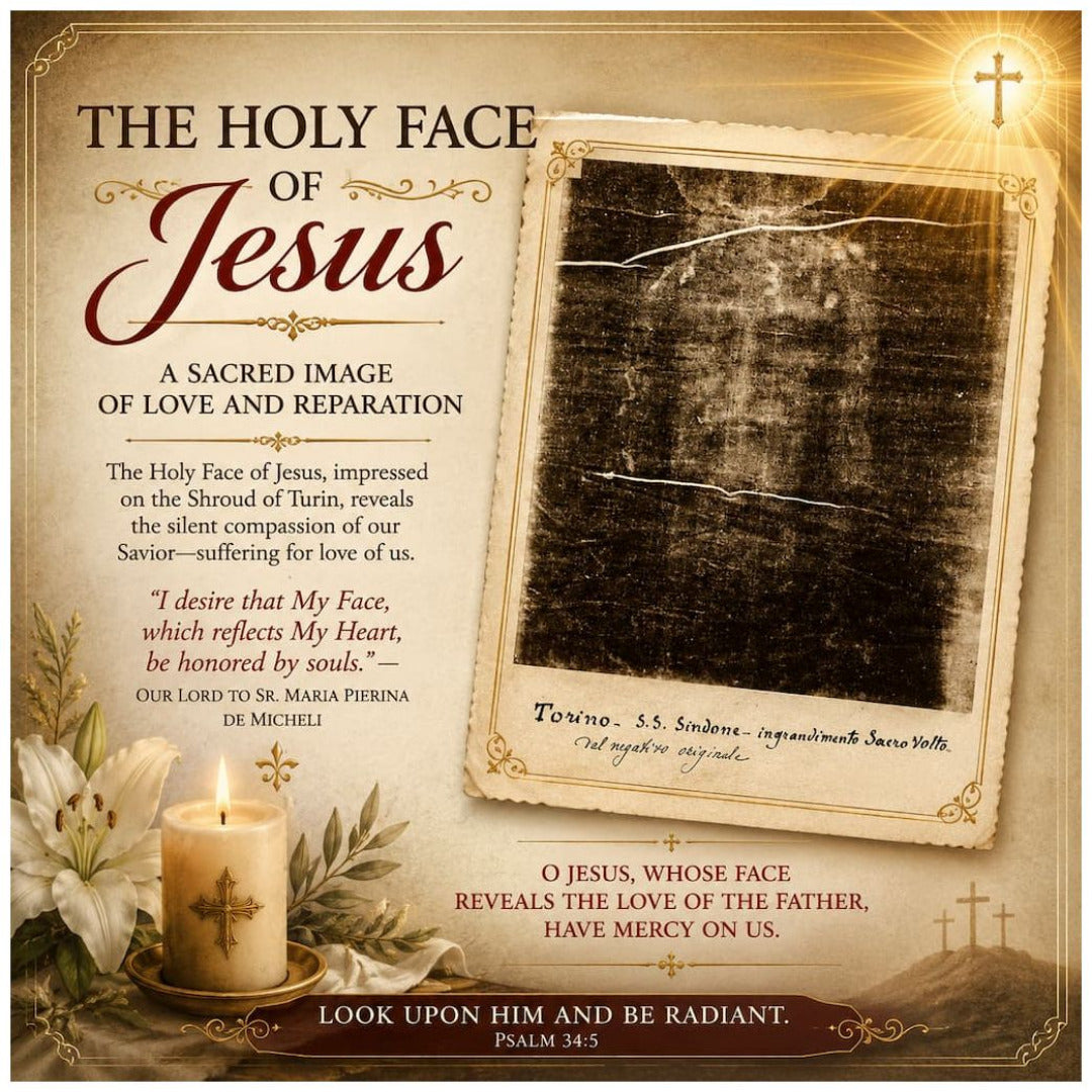 HOLY FACE OF JESUS PRINT