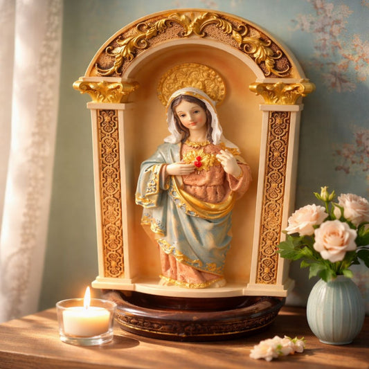 THE IMMACULATE HEART OF MARY HOLY WATER FONT