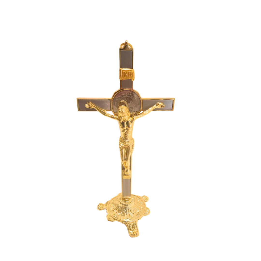 ST BENEDICT CRUCIFIX (GOLD)