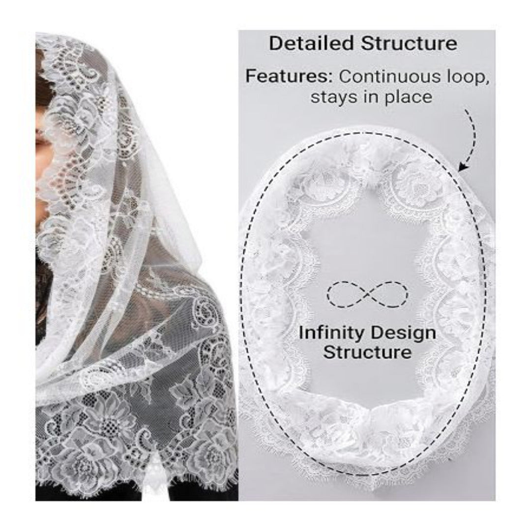 MANTILLA / CHURCH VEIL INFINITY W