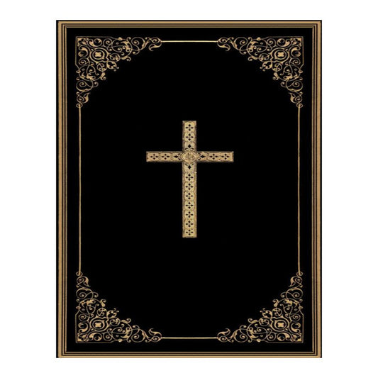 HOLY BIBLE DOUAY RHEIMS HARDBOUND BLACK COVER