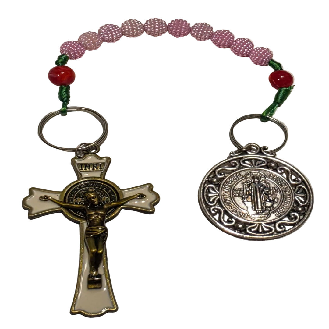 HANDCRAFTED KEY CHAIN / CAR ROSARY PENDANT / DOOR HANGER
