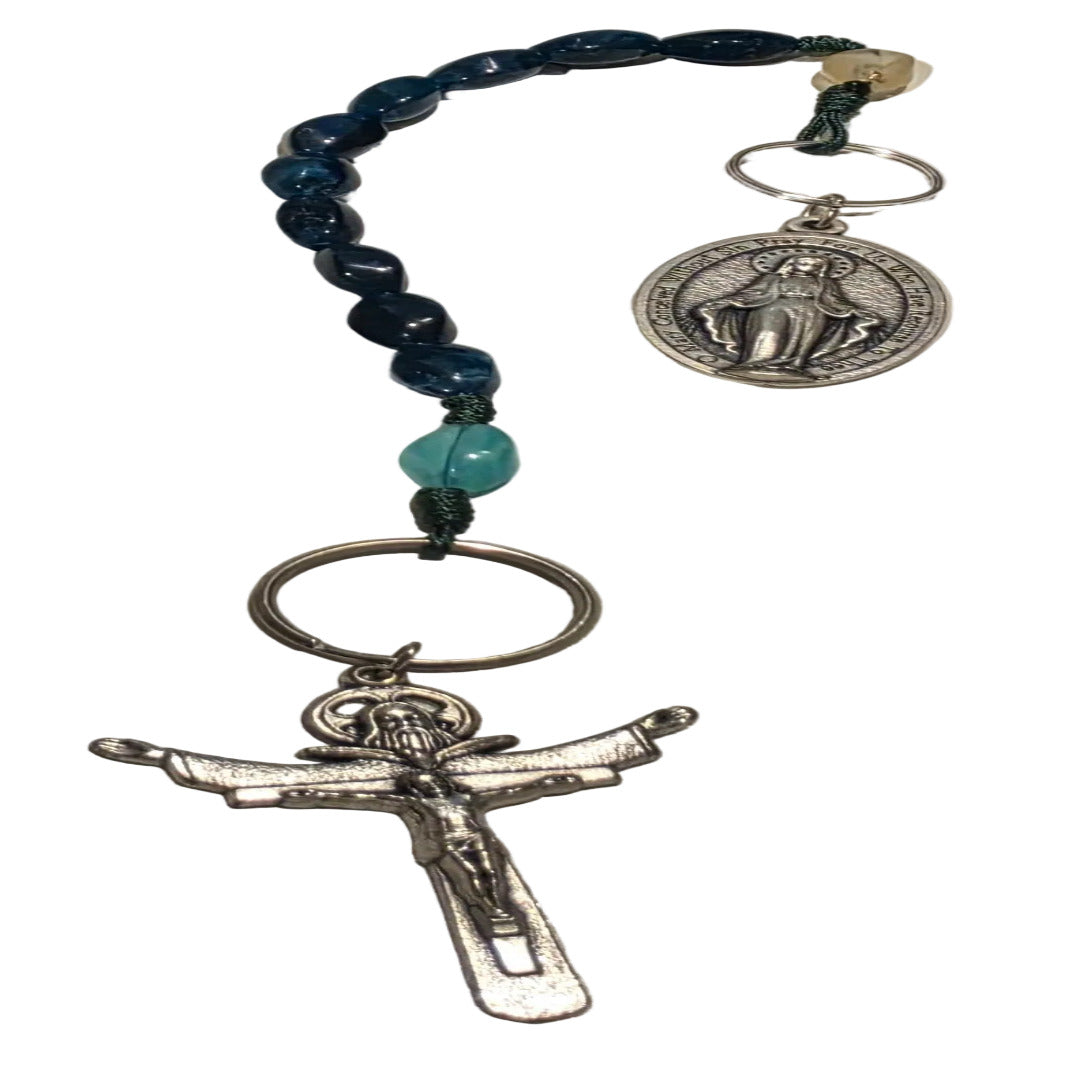 HANDCRAFTED KEY CHAIN / CAR ROSARY PENDANT / DOOR HANGER